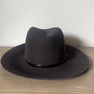 Janessa Leone black felt hat